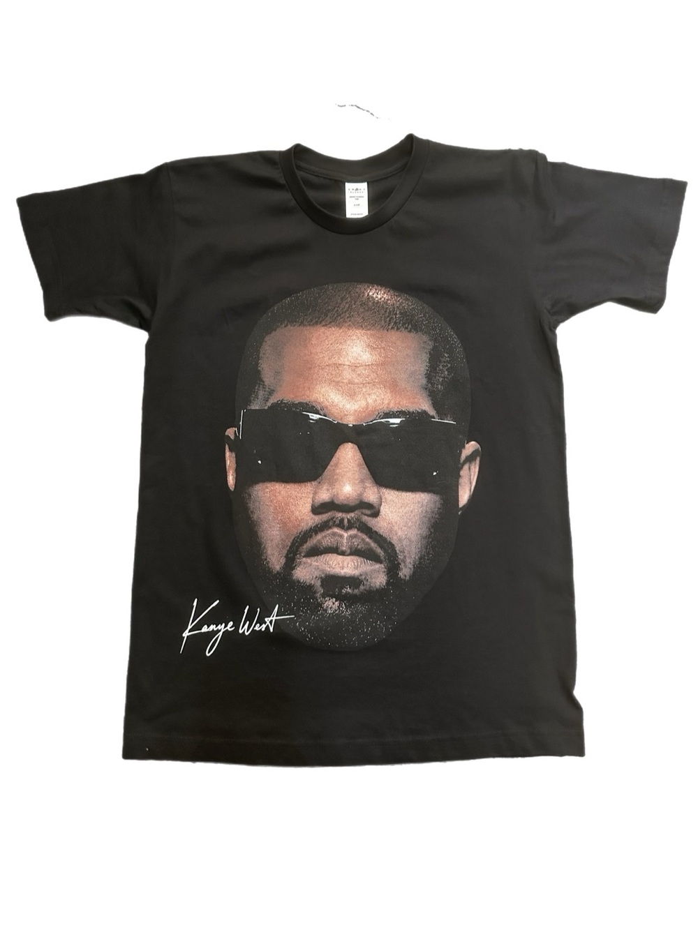 Kanye west yeezus Black Graphic Crewneck T-Shirt cotton hip hop rap